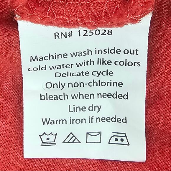 Psycho Bunny Shirt Mens 3XL Red V Neck Short Sleeve T Shirt Casual PIma Cotton - Picture 6 of 9